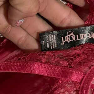 Dreamgirl Red Lace Chemise Intimate Sleepwear